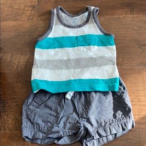 Short and matching tank top